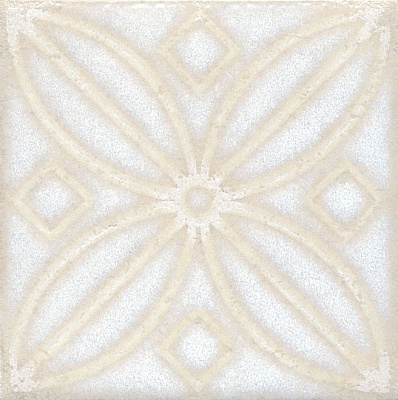 Вставка Амальфи орнамент белый 8