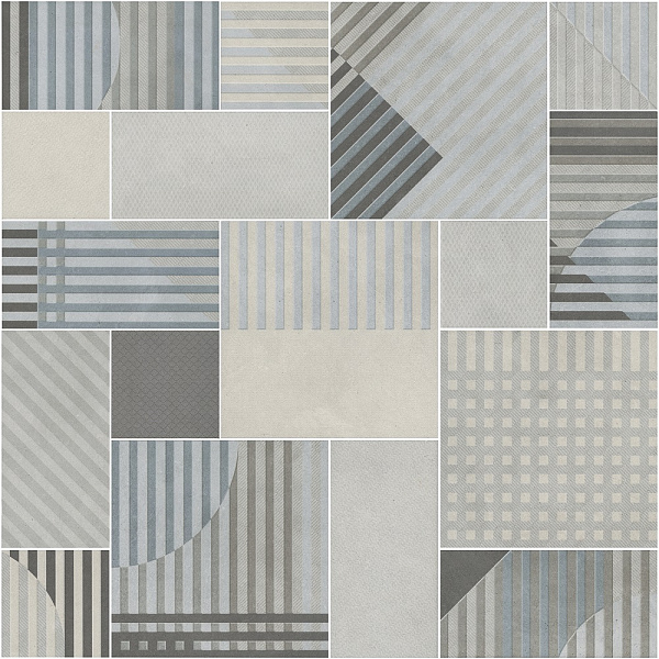 Панно Kerama Marazzi Тассо микс матовый обрезной 600x600