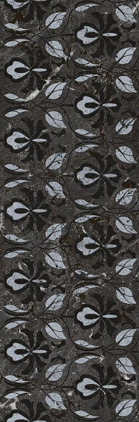 Плитка Керама Марацци Тубкаль чёрный глянцевый обрезной 30x89,5x0,9