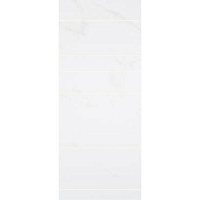 Декор Creto Forza Calacatta Cavalcade White 02 25x60 Белый Глянцевая
