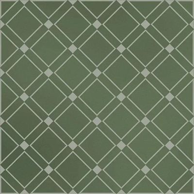 Декор Керама Марацци Бахия 1 зелёный глянцевый 9,8x9,8x0,7