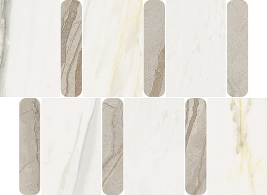 Мозаика Italon Stellaris Ivory Mosaico Argan