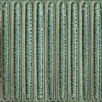 Декор Керама Марацци чипсет Далия зелёный глянцевый 20x20x0,95