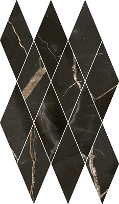 Мозаика Italon Stellaris Absolut Black Mosaico Diamond