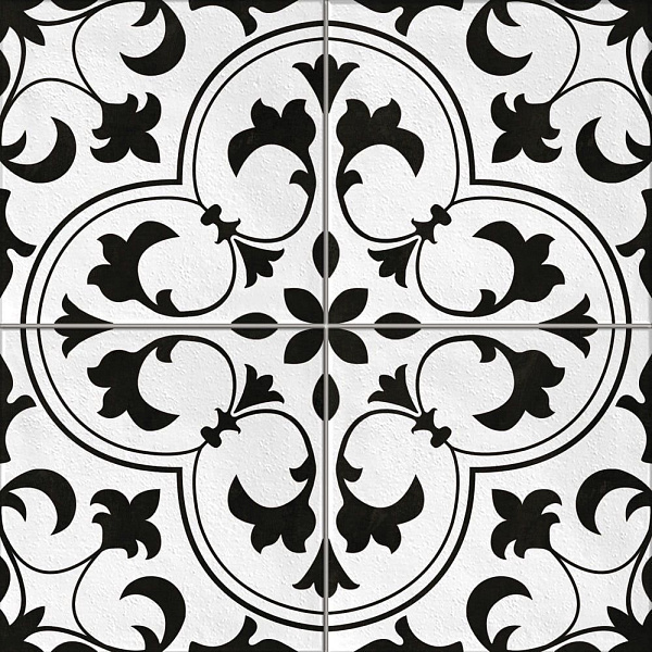 Керамогранит Cersanit Sevilla белый рельеф 420x420