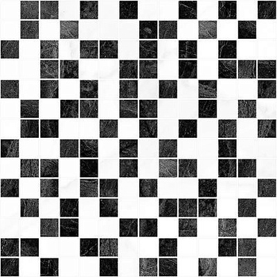 Мозаика Laparet Crystal черный-белый