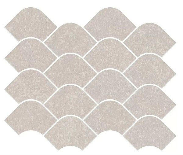 Декор Керама Марацци Касабланка наборный серый светлый матовый обрезной 30x25x0,9