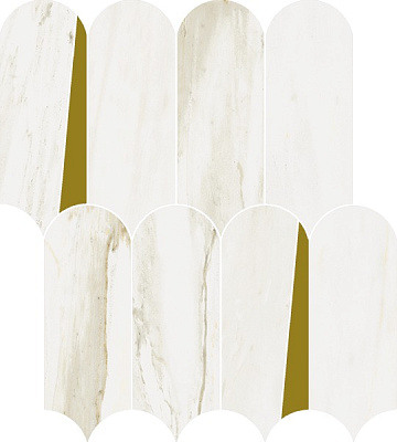 Мозаика Italon Stellaris Carrara Ivory Mosaico Elegant