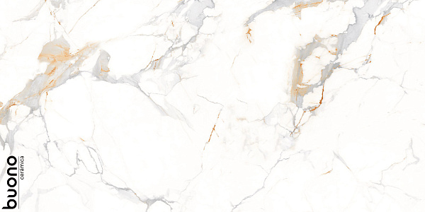 Керамогранит Buono Ceramica Marble Аletta glossy 60x120