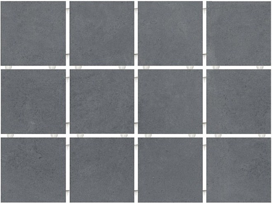 Настенная плитка Амальфи серый темный, полотно 30х40 из 12 частей 9,9х9,9