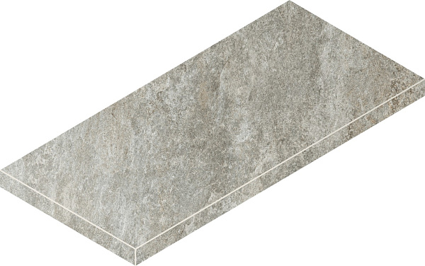 Ступень Italon Magma Silver угловая левая 33x60