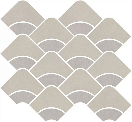 Декор Керама Марацци Таделакт наборный серый светлый, серый матовый обрезной 30x28x0,9