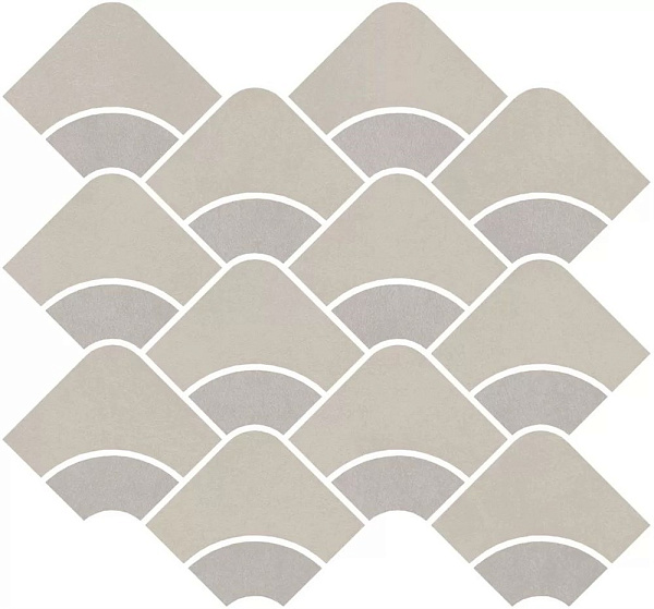 Декор Керама Марацци Таделакт наборный серый светлый, серый матовый обрезной 30x28x0,9