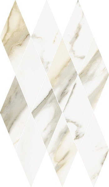 Мозаика Italon Stellaris Calacatta Gold Mosaico Diamond
