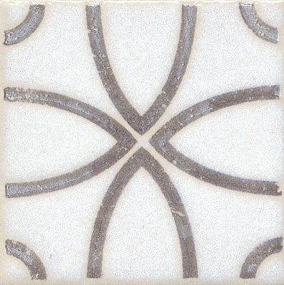 Вставка Амальфи орнамент коричневый 6