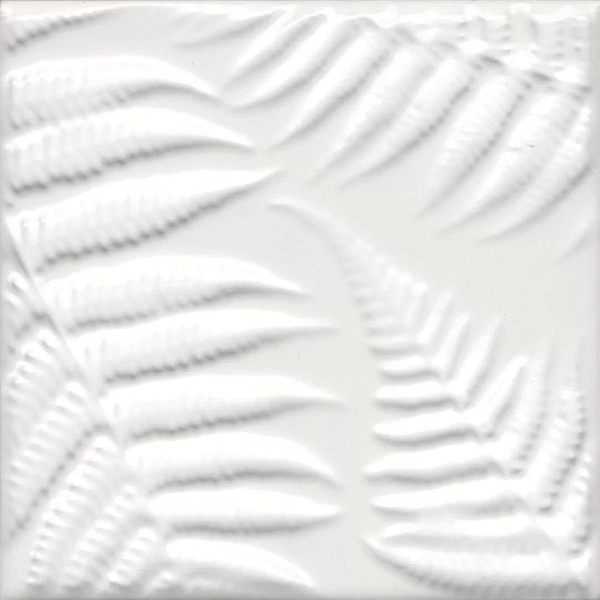 Декор Керама Марацци Агдаль 3 белый матовый структура 15x15x0,9