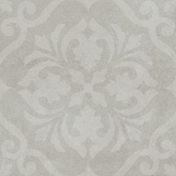 Декор Kerama Marazzi Монсеррат серый светлый матовый обрезной 600x600