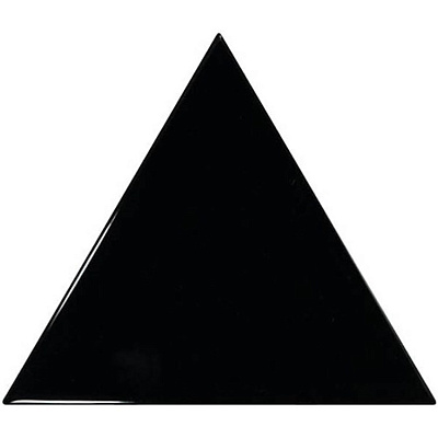 Плитка Equipe Scale Triangolo Black 10,8x12,4