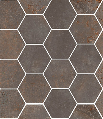 Мозаика Sant'Agostino Hexagon Oxidart Iron 27x32.5