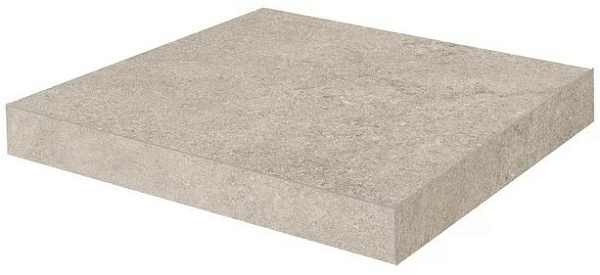 Ступень Керама Марацци угловая клееная Портленд бежевый светлый матовый обрезной 33x33x0,9