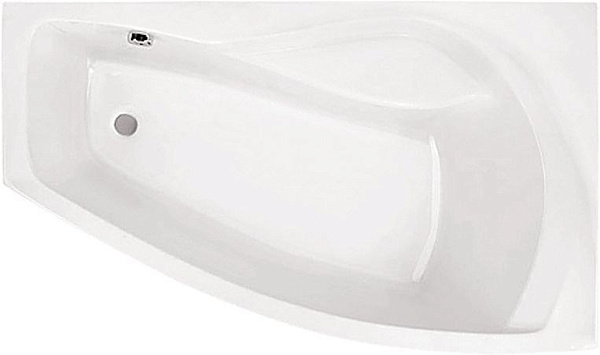 Ванна акриловая Майорка 150x90 асимметричная, правая с гидромассажем (Comfort plus)
