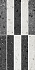 Плитка Керамин Морена 2Д черный 300x600