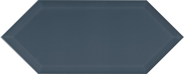 Плитка Kerama Marazzi Алмаш грань синий глянцевый 140x340
