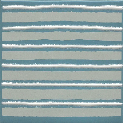 Декор Керама Марацци Бахия 4 бирюзовый глянцевый 9,8x9,8x0,7