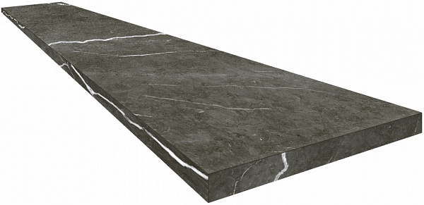 Ступень ColiseumGres Микеланджело Дарк угловая правая 33x120