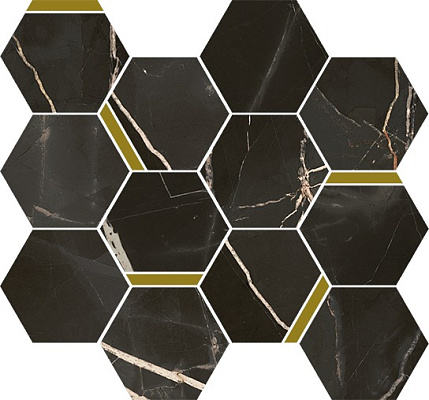 Мозаика Italon Stellaris Absolut Black Mosaico Chic
