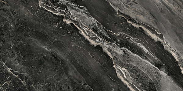 Керамогранит Artkera Group Karpaty Marble black / Карпаты Мрамор черный 60x120