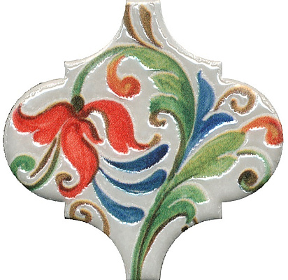 Декор Kerama Marazzi Арабески Тоскана 5 глянцевый 65x65