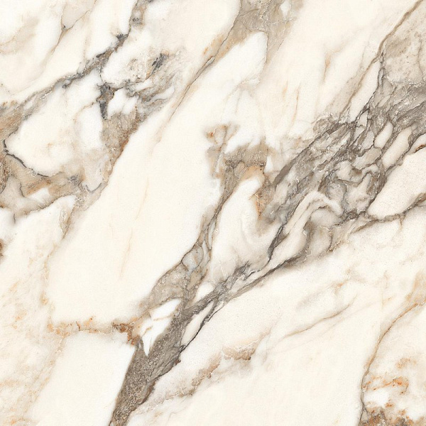 Керамогранит Laparet Calacatta Bronze 60x60 Белый полированный