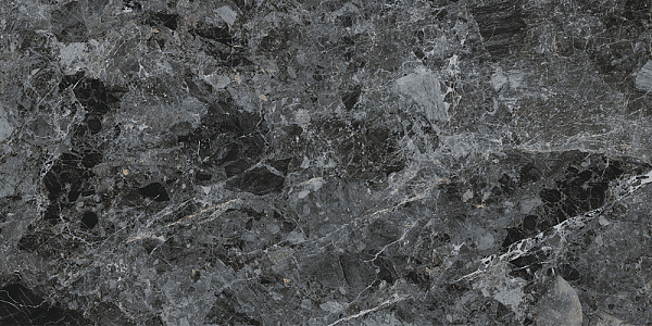 Керамогранит Vitra MarbleSystem Бреча Черный Лаппато 60x120