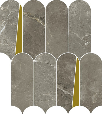 Мозаика Italon Stellaris Tuscania Grey Mosaico Elegant