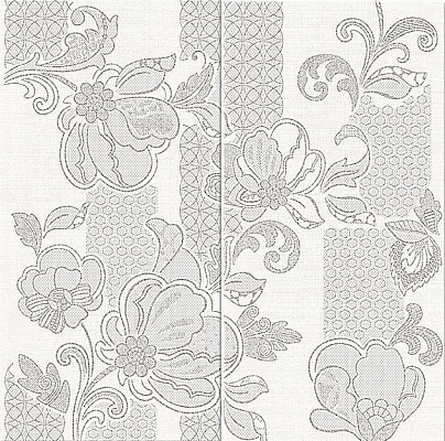 Панно Azori Illusio Grey Pattern (из 2-х плиток)