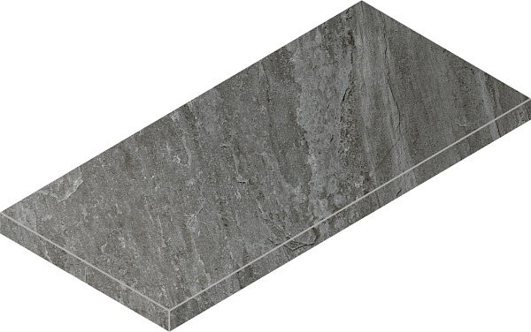 Ступень Italon Magma Graphite угловая левая 33x60