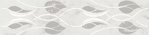 Бордюр Керама Марацци Тубкаль белый глянцевый обрезной 30x7,2x0,9