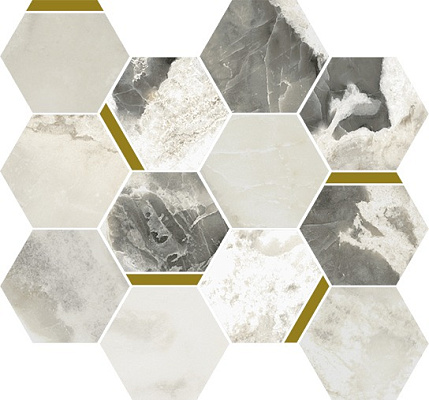 Мозаика Italon Stellaris Dover Light Mosaico Chic