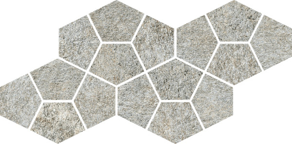 Мозаика Italon Magma Silver Призм 20,5x41,3