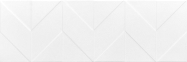 Плитка Керамин Танага 7Д белый 25х75